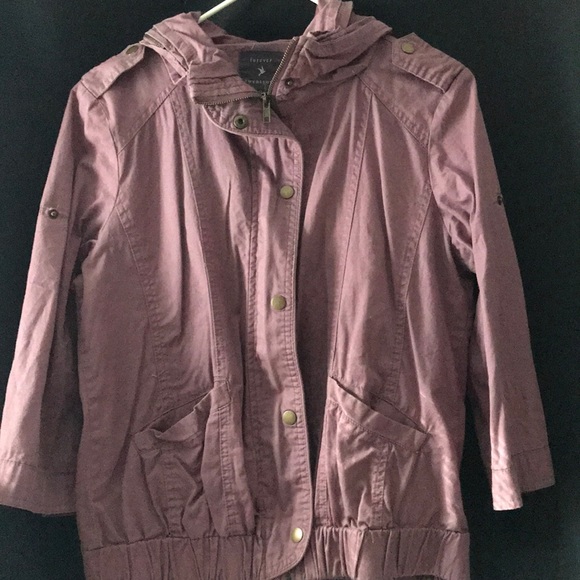 Forever 21 Jackets & Blazers - Mauve colored utility type jacket